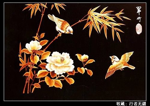 麦秸画作品,麦秸垛名画