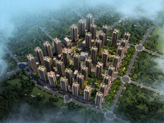 云城尚品装修效果图,云城尚品装修56平