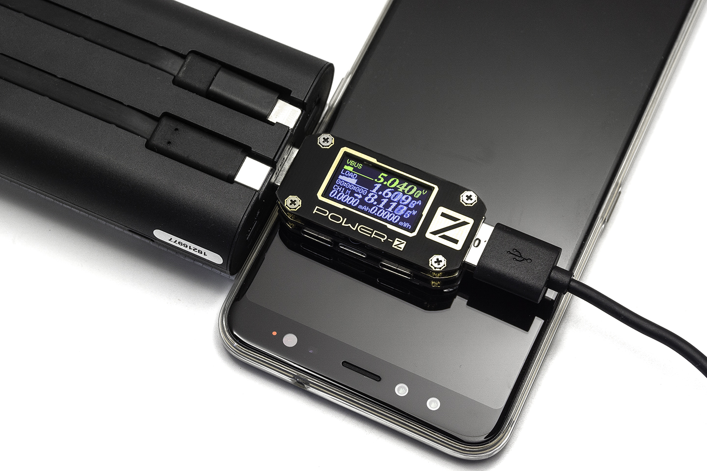 10000毫安带线一体充电宝,支持快充的10000毫安充电宝