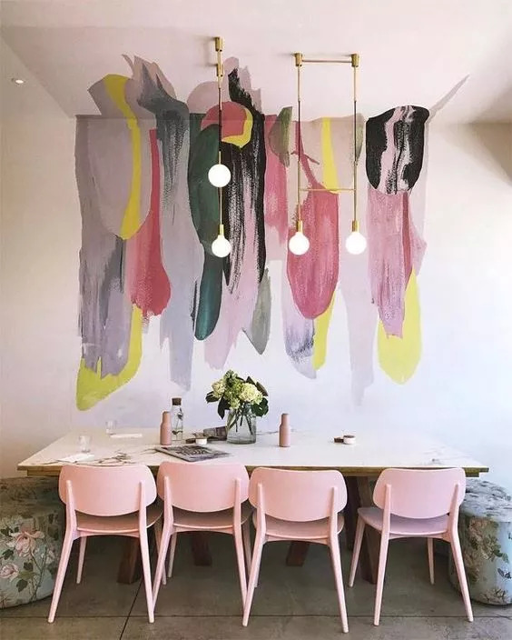 自家门口墙绘,一家房子墙绘