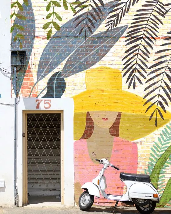 家周围的墙绘,家里的一处角落墙绘