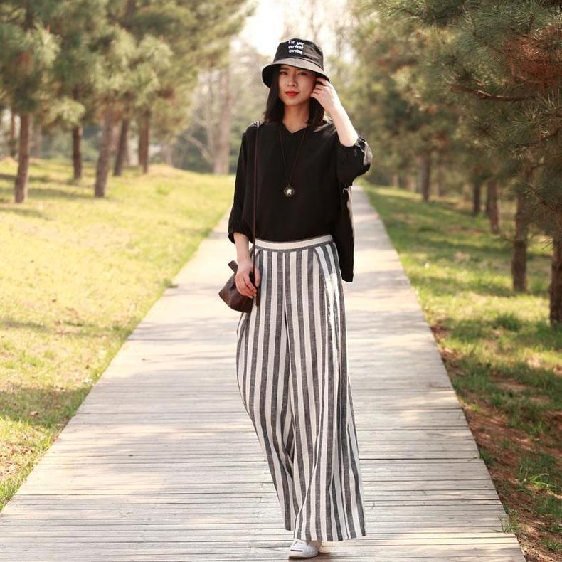 裙裤穿搭大码胖mm显瘦遮肉,设计感遮肉显瘦百搭裙裤女