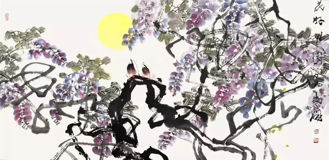 荷魂赵先闻作品欣赏,赵先闻画家作品