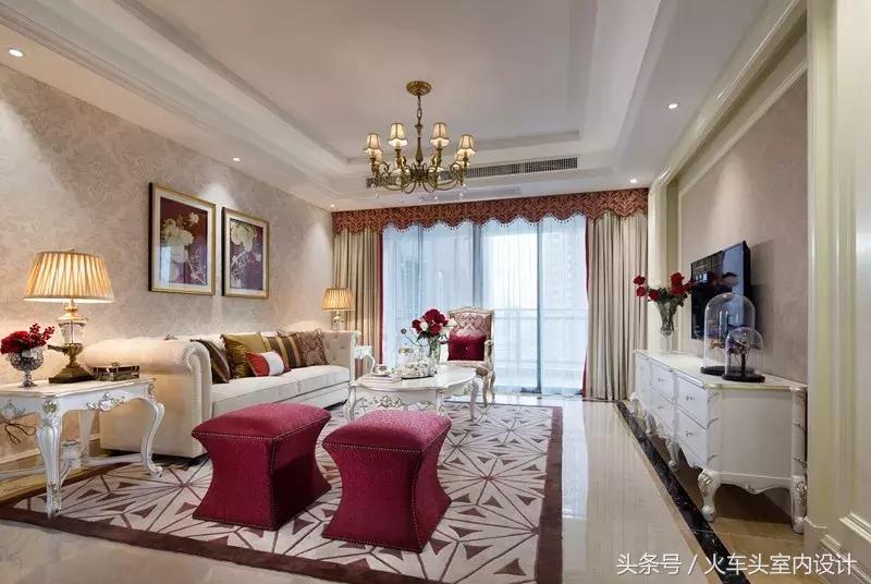 120平美式轻奢两居室优雅而又高端,145平四房两厅现代轻奢