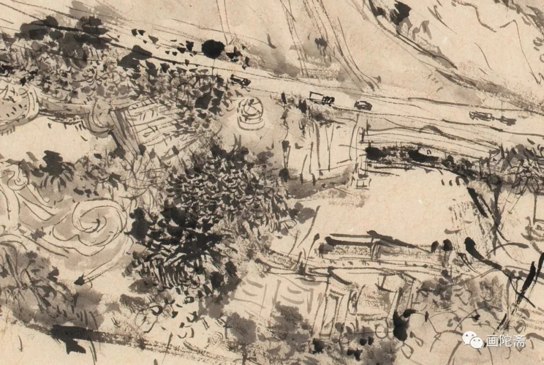 艾国山水画创作视频,艾国山水画工作室