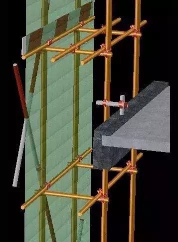 悬挑式脚手架搭设技术交底,悬挑脚手架施工教学