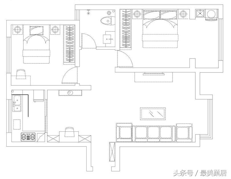 520平美巢装修效果图,83平米美巢装修