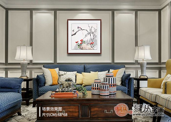 何文峥人物画欣赏,何文铮画写意花鸟