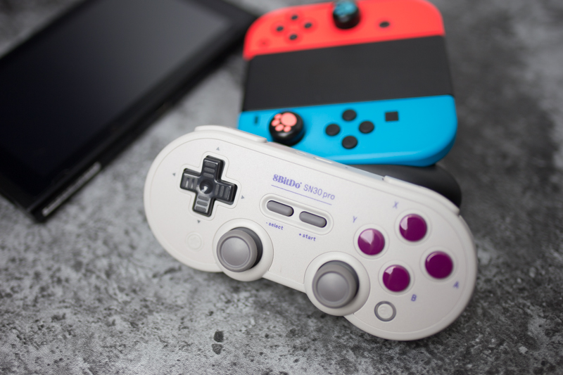 switch手柄八位堂复古手柄评测,switch良值三代分体手柄评测