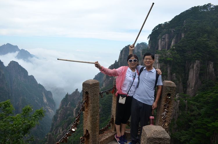 八月的黄山风景,独一无二的一品黄山