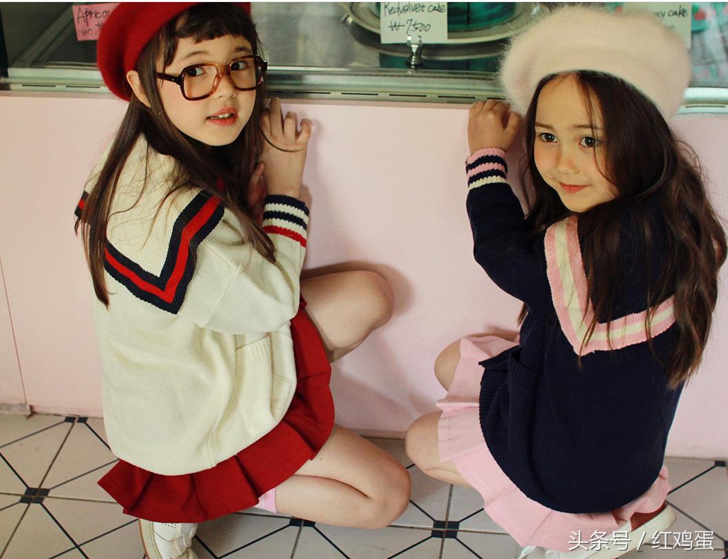 韩国冬款女童套装,韩国女童6-12岁套装潮流