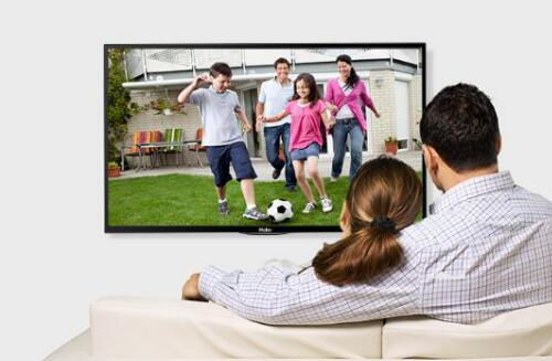 海尔客厅电视机,小户型客厅沙发电视机