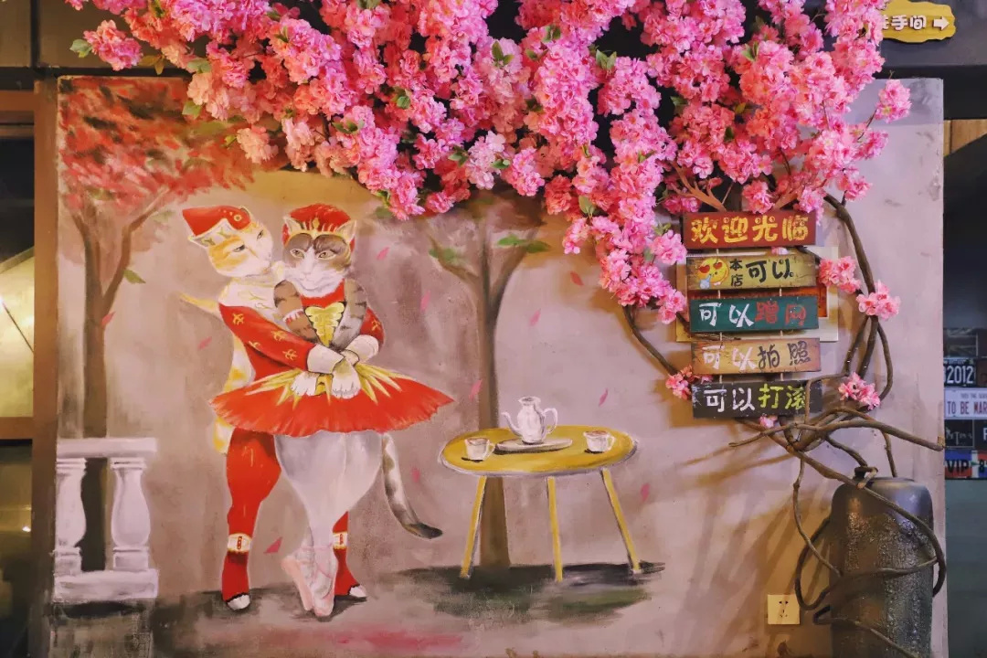 在漫猫喝咖啡，那种无忧的心情，仿佛随着维也纳音符飘到云间……