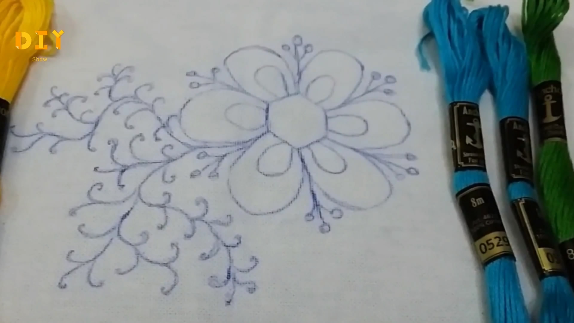 绣花刺绣初学者教程,手工绣花刺绣教程视频