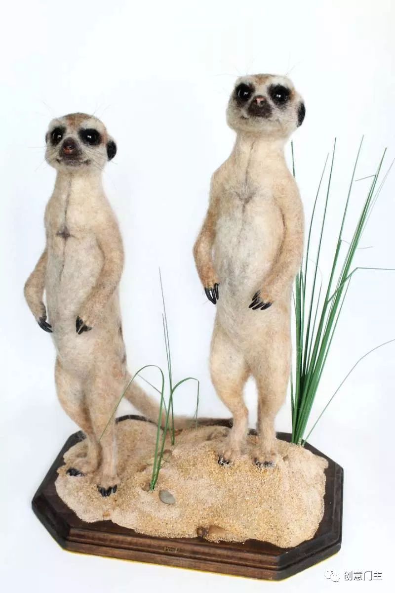 第一眼竟然以为它会动!26个好像有灵魂附体的拟真羊毛毡