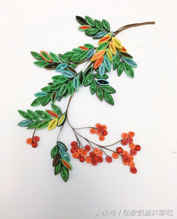 衍纸基础卷法教程衍纸版,基础衍纸作品及教程