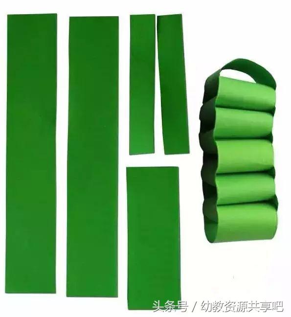 用彩色纸条制作手工卡纸,超简单卡纸手工特别好看