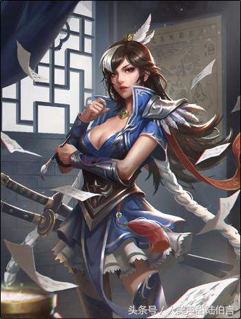 三国杀王异决意巾帼皮肤,汉献帝三国杀插画