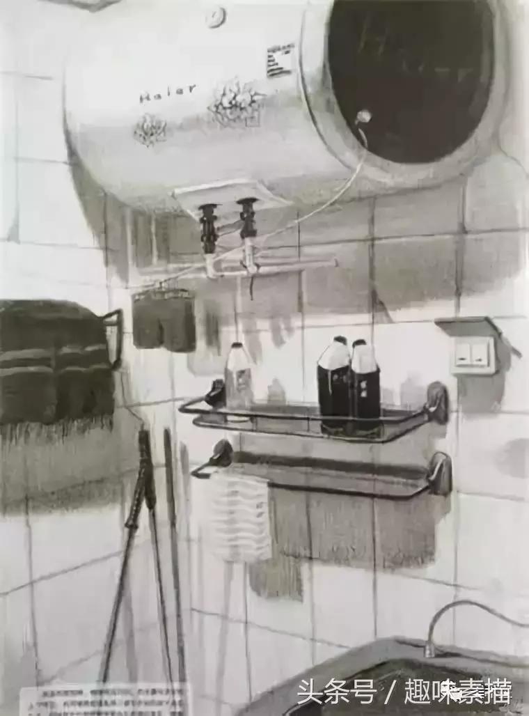 清华美院素描高分卷赏评,清华美院临摹千里江山图