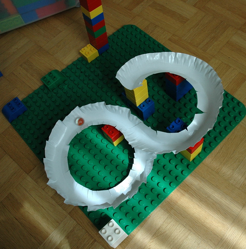 自制弹珠过山车轨道教程纸质,diy弹珠过山车