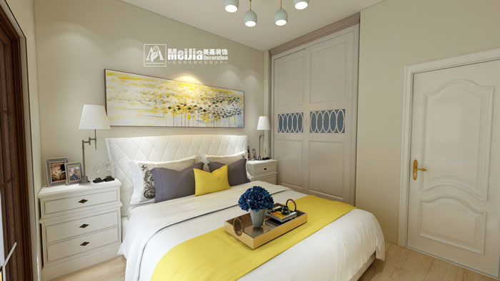 常州深业华府118平方装修效果图,深业华府小三房装修设计