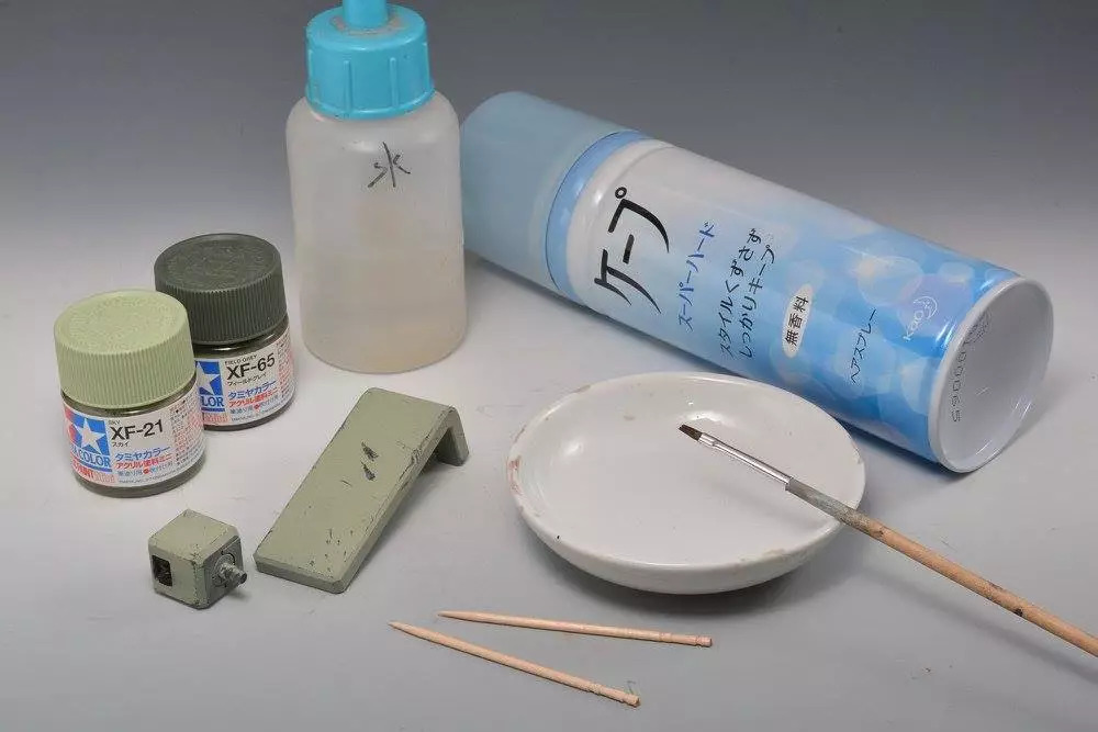 扎古模型拼装过程,高达模型旧化教程