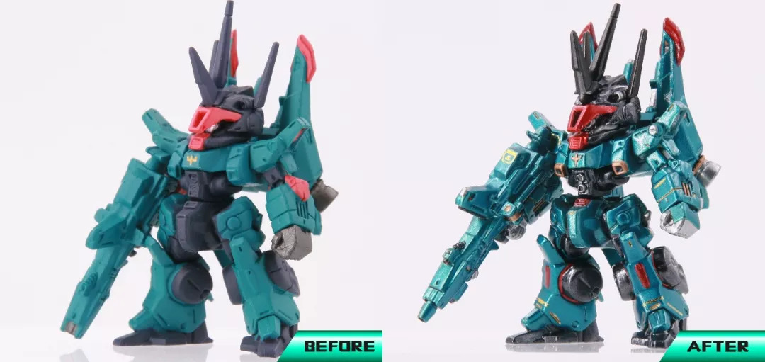 高达新手如何做战损涂装,zz高达重装喷涂配色表