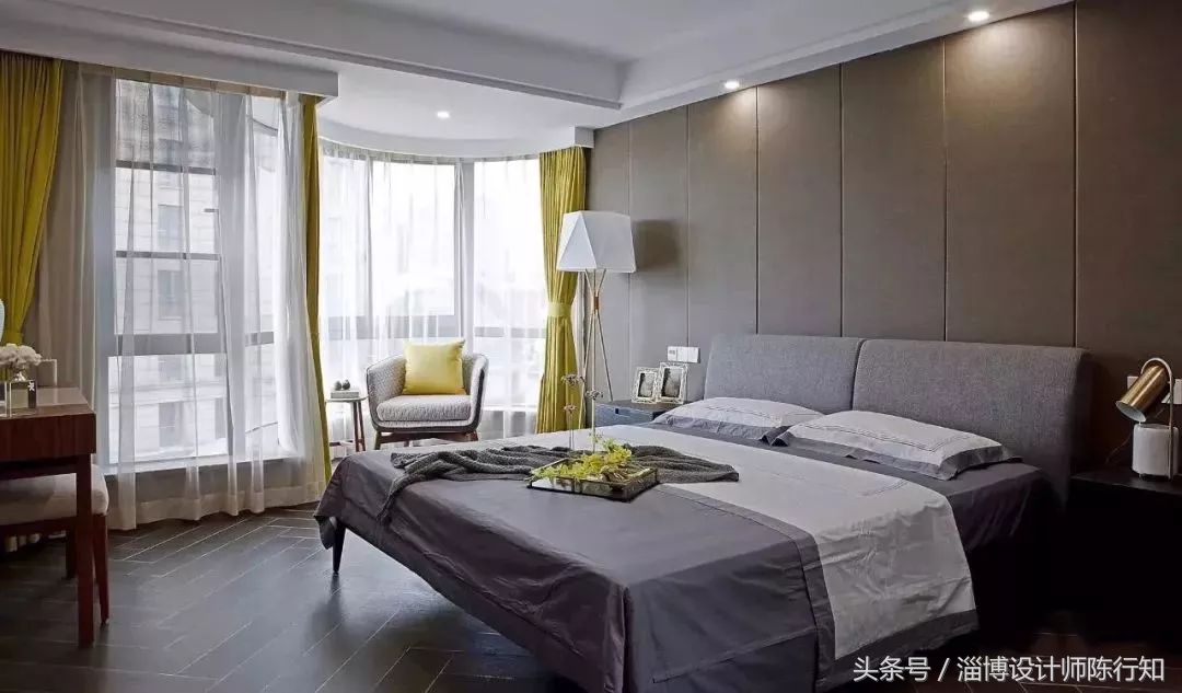 卧室软装窗帘搭配效果图,软装搭配卧室窗帘