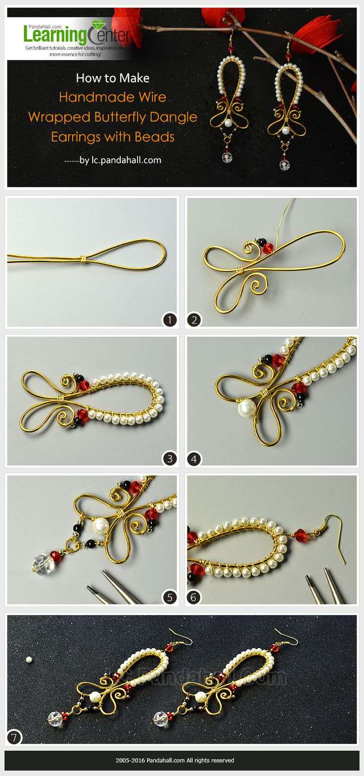 绕线古风首饰diy入门教程,纯手工绕线制作首饰教程