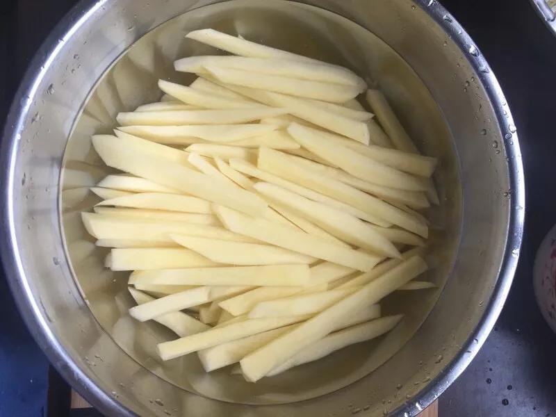 kfc炸薯条冷冻半成品,kfc同款薯条做法