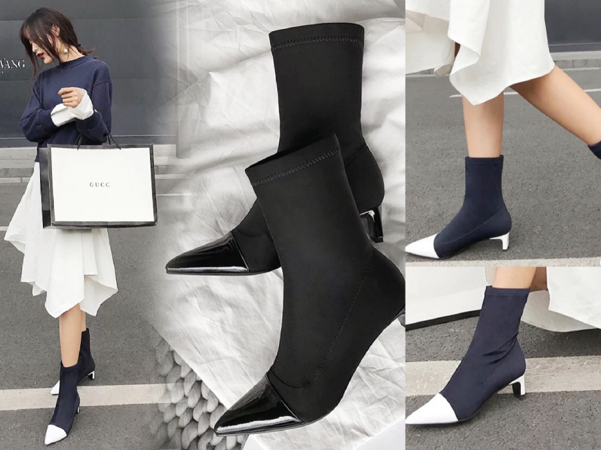 马丁靴虽然很美，但今年更流行的是“猫跟靴”，穿上太美了！