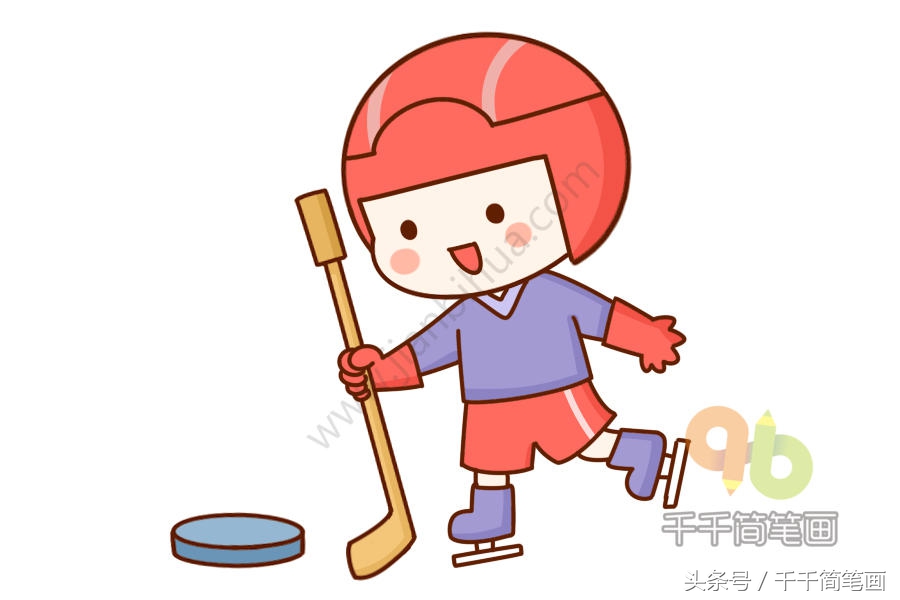 球类简笔画体育项目,球类运动简笔画简单又好看