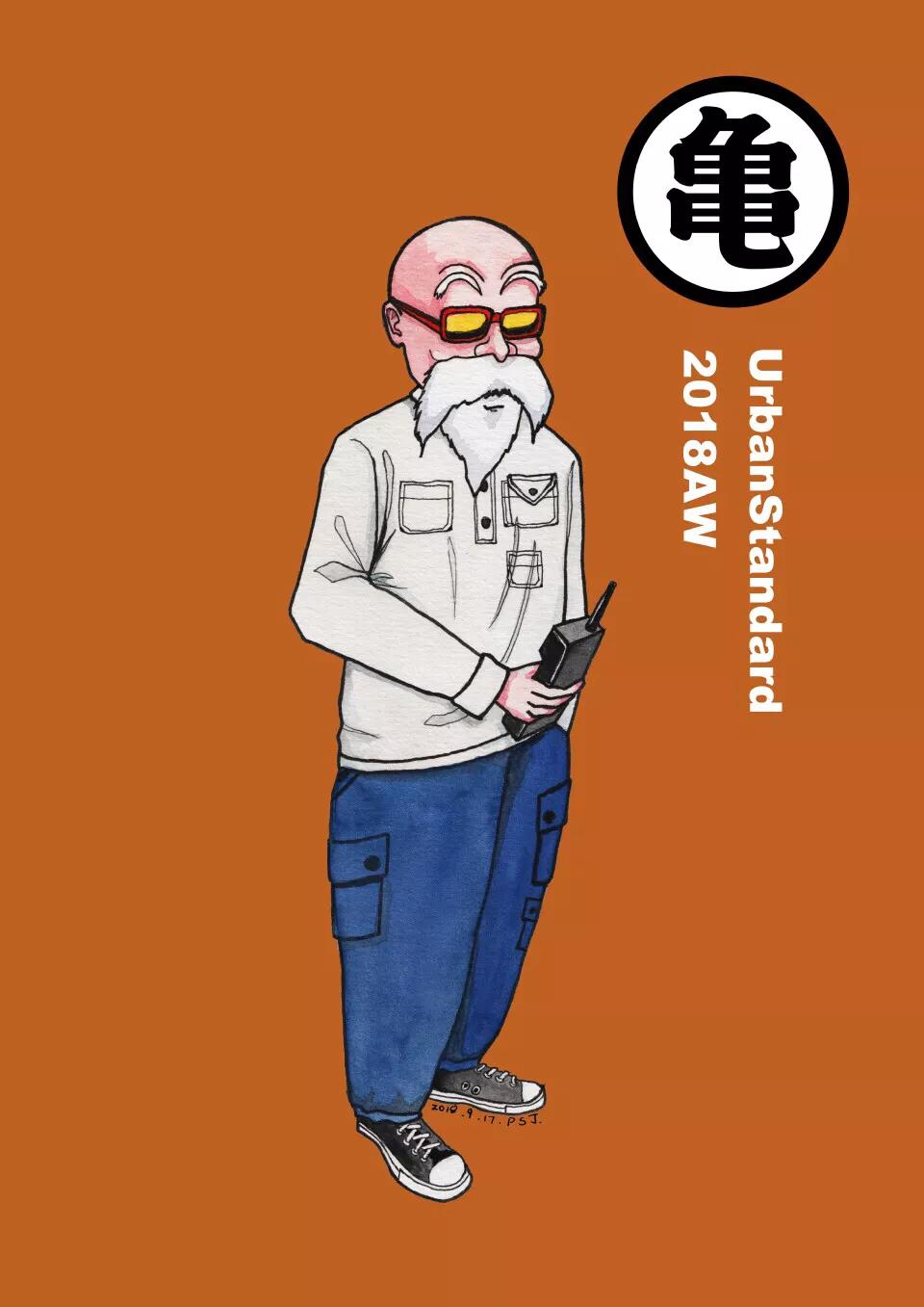 龍珠系列龜仙人！潮流壁纸