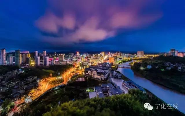 宁化县城老照片,改革开放40周年家乡巨变的照片