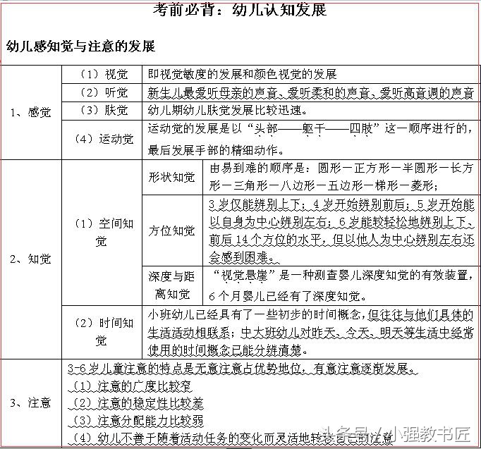 幼儿教师资格证笔试必背考点综合,幼儿园教师资格考试保教能力必背