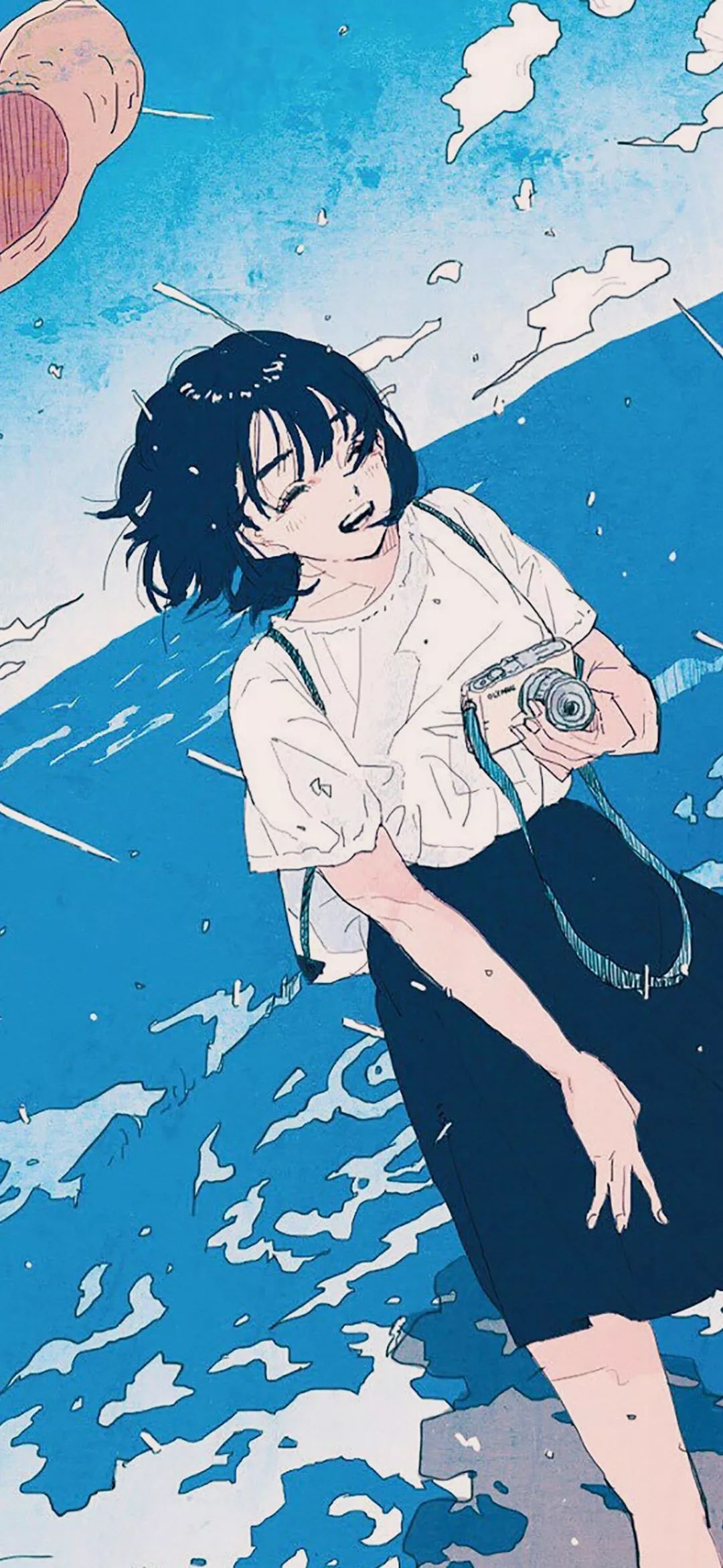 iphonexs好看的动漫壁纸,苹果xr壁纸超清图女生动漫