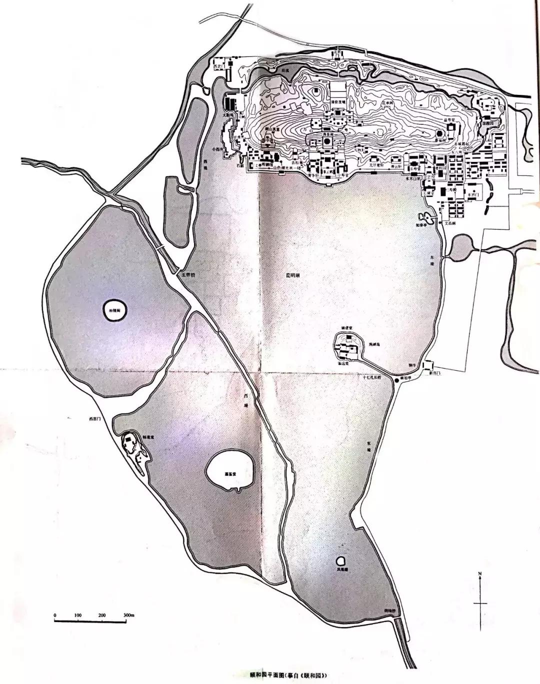 国外经典园林平面图,明清园林平面