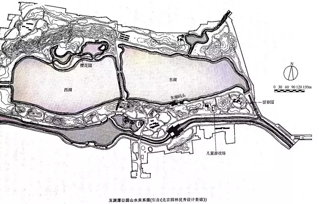 南北方园林设计图,苏式园林平面图