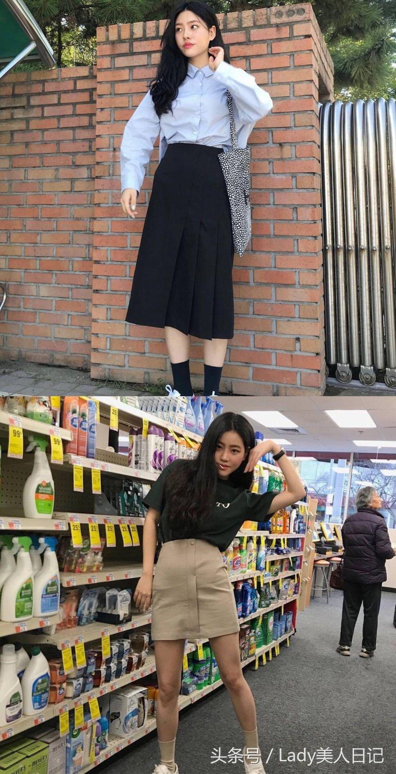 韩国小姐姐的穿搭真好看,韩国小姐姐穿搭时尚