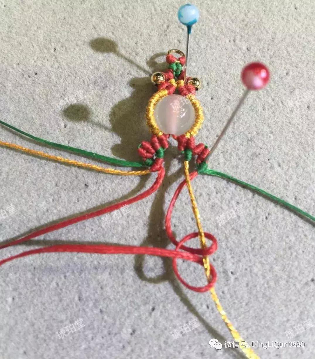 编绳教程铃铛,编绳教程防烫