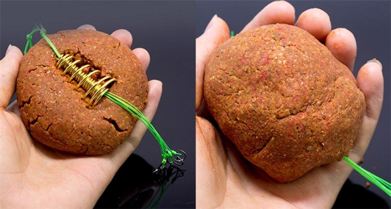 海竿钓鲤鱼的爆炸钩饵料怎么做,自制爆炸钩鲤鱼饵料配方野钓