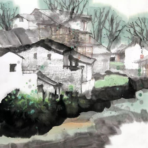 曹天舒水墨画欣赏,曹天舒水墨作品