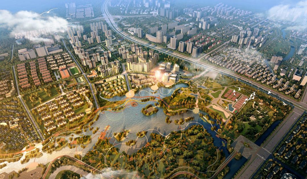 与蕴初园为邻，金沙城“西府系”墅居作品雏形初现