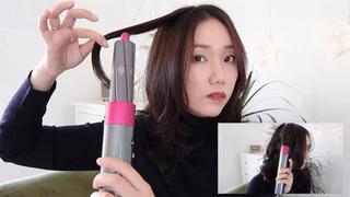 dyson戴森hs05落日玫瑰卷发棒,戴森卷发棒hs01和hs05买哪个好