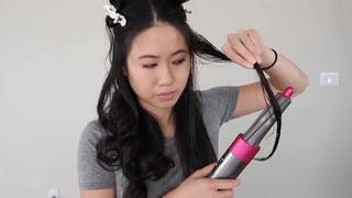 戴森卷发棒hs01跟hs05吹干更快,戴森短的卷发棒和长的卷发棒测评