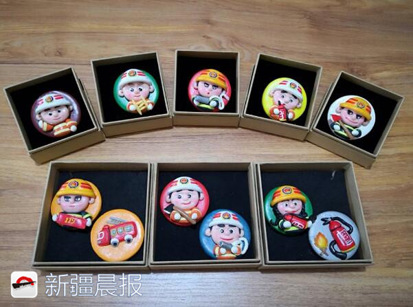 消防员物品手工制作,消防人偶制作