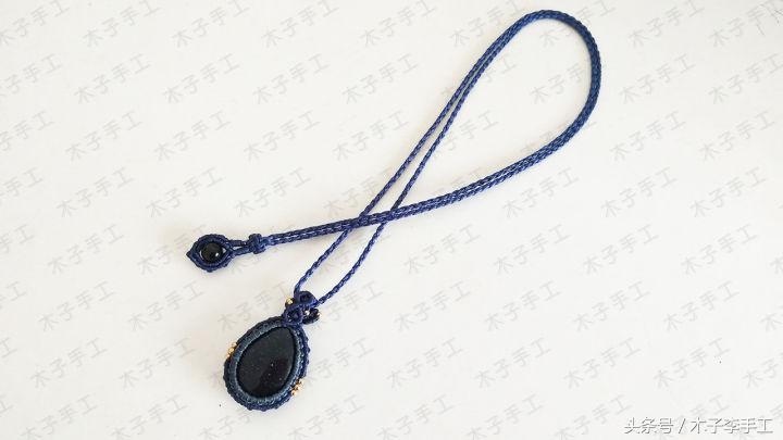编织吊坠项链绳线要多长,手绳编织教程视频手链项链