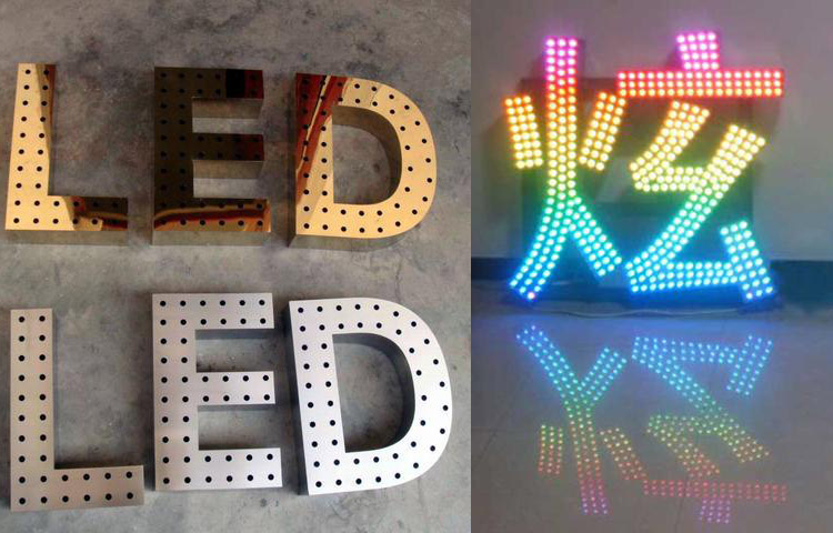 广告字行业小知识,广告字有什么款式和材质