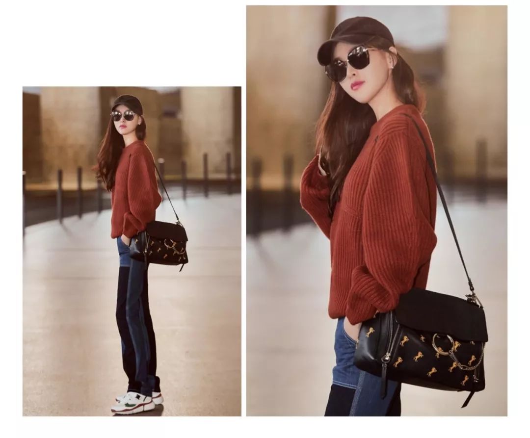 明星同款爱心高领毛衣,今年最火的毛衣秋冬款