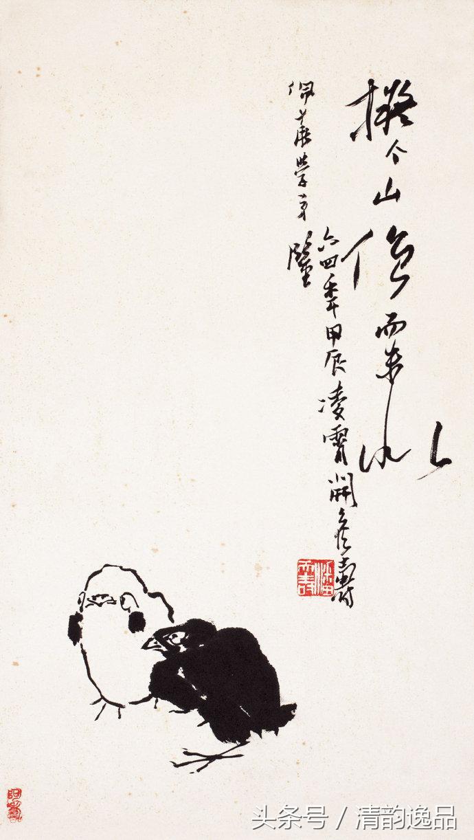 潘天寿花鸟真迹一百幅大赏,潘天寿山水画名作欣赏